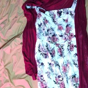 Dress with sweater set Both are brand new and purchased together, however the ta